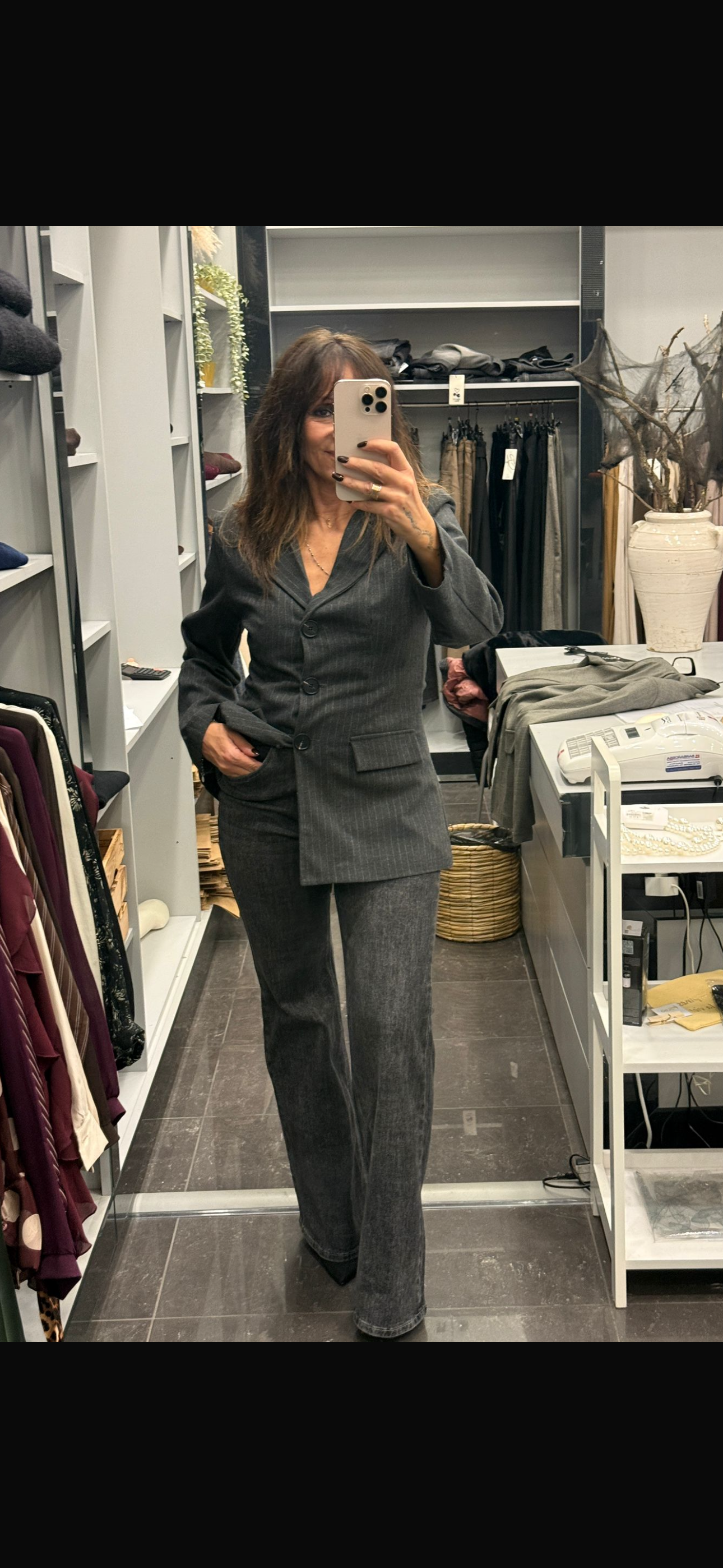 Blazer Grigio 3 bottoni