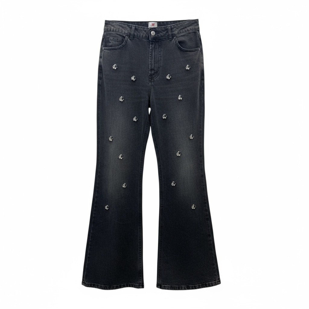 Jeans con pietre