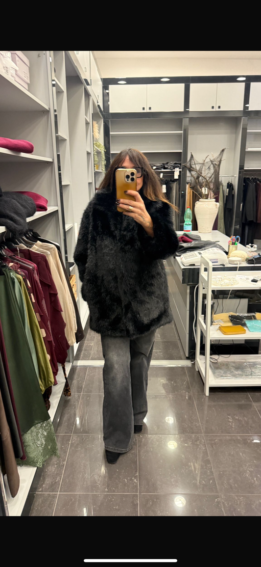 Pelliccia eco Neta Lunga