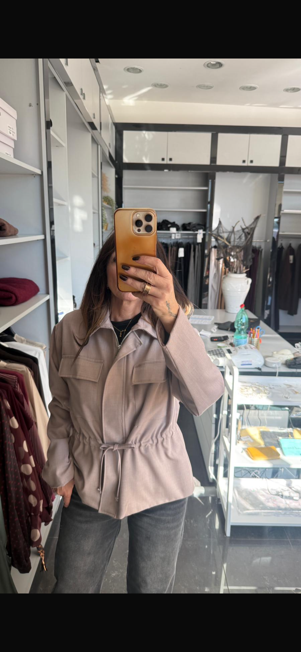 Blusa Tortora