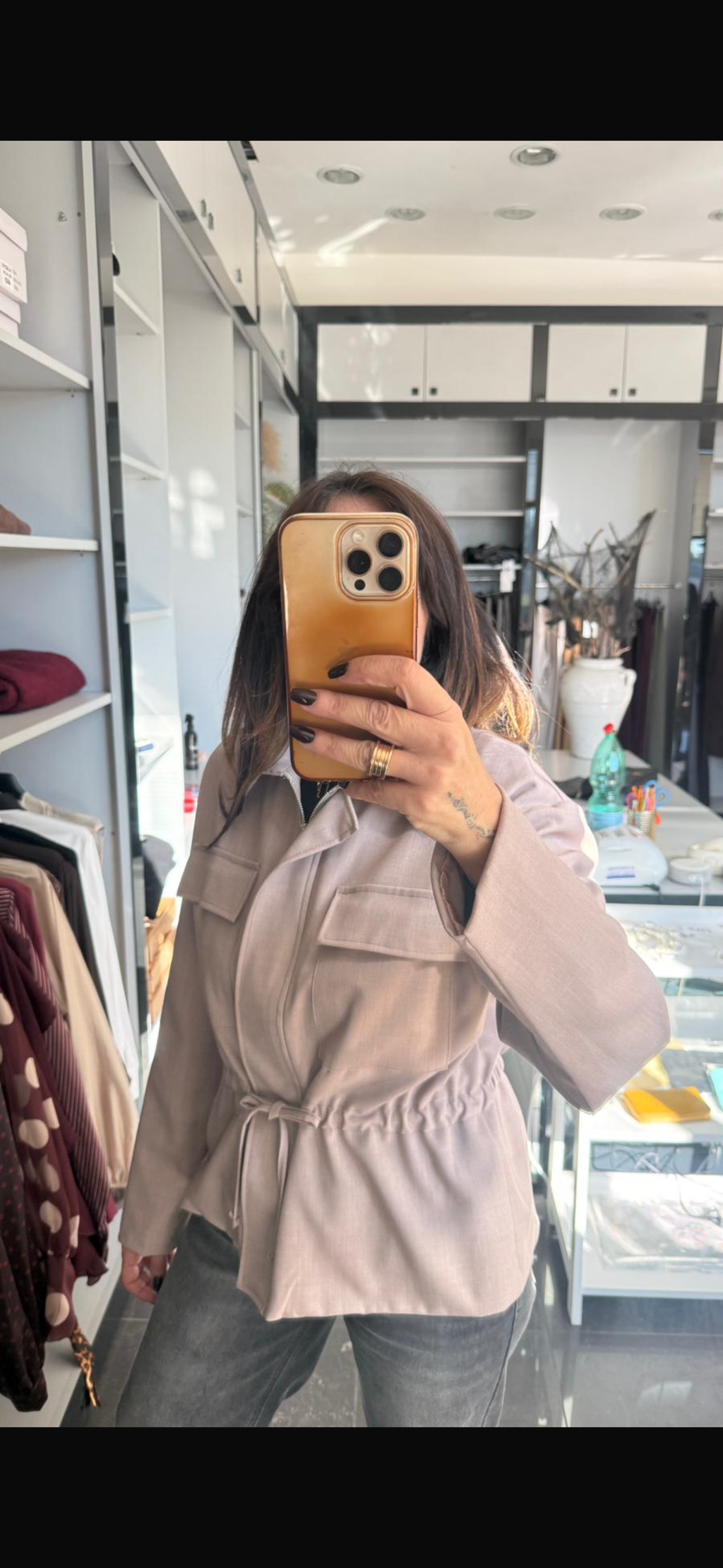 Blusa Tortora